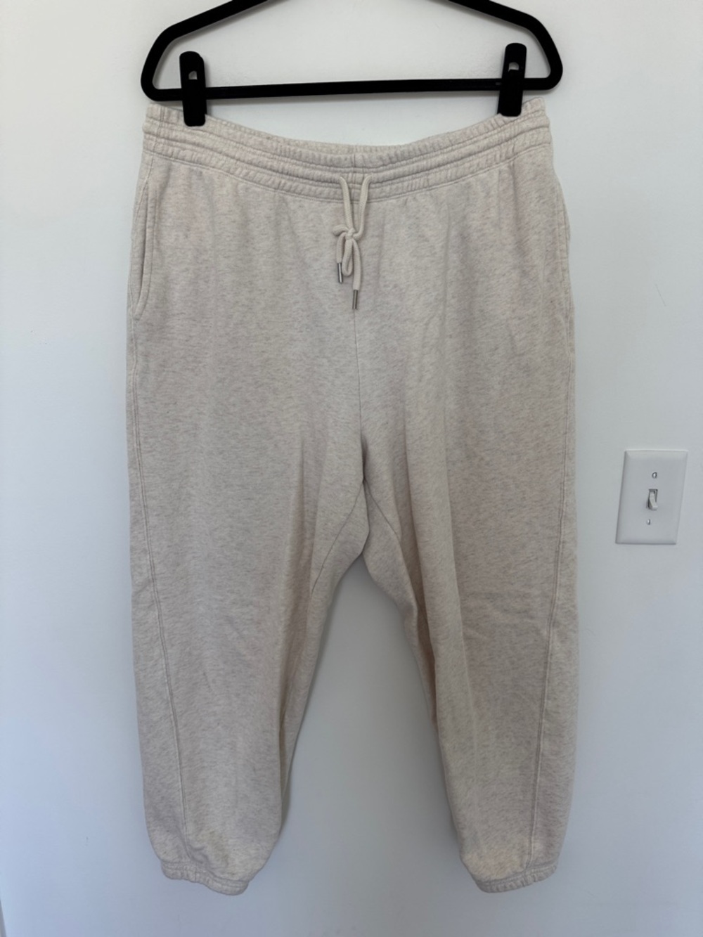 Aerie Cream Drawstring Sweatpants - Size XL